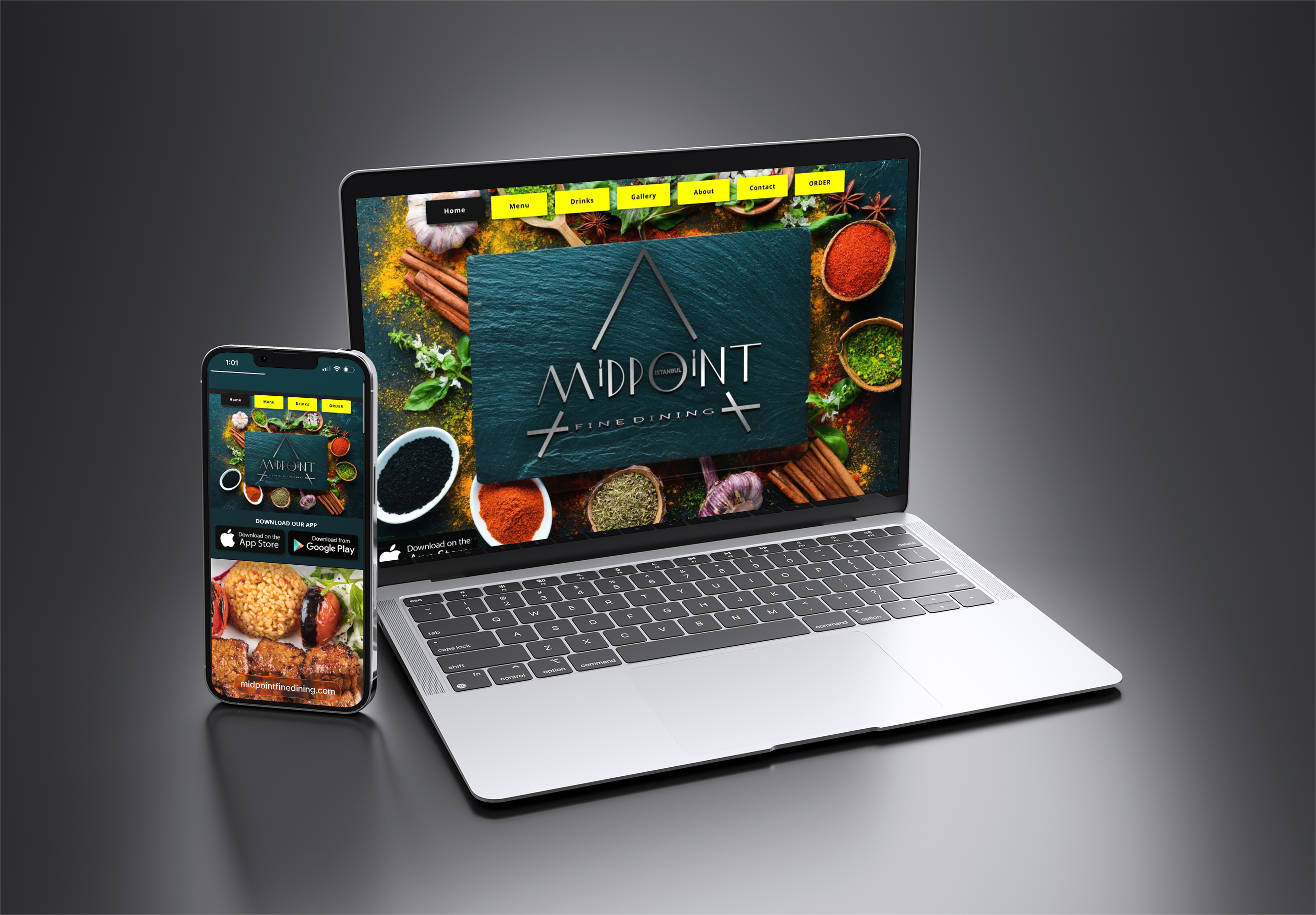 Midpoint Istanbul Turkish restaurant website