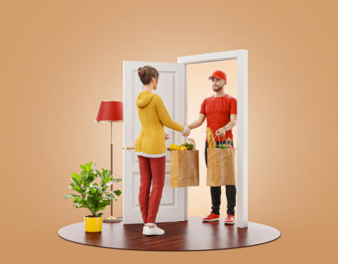 Restaurant delivery service — your brand, your driver, your customer